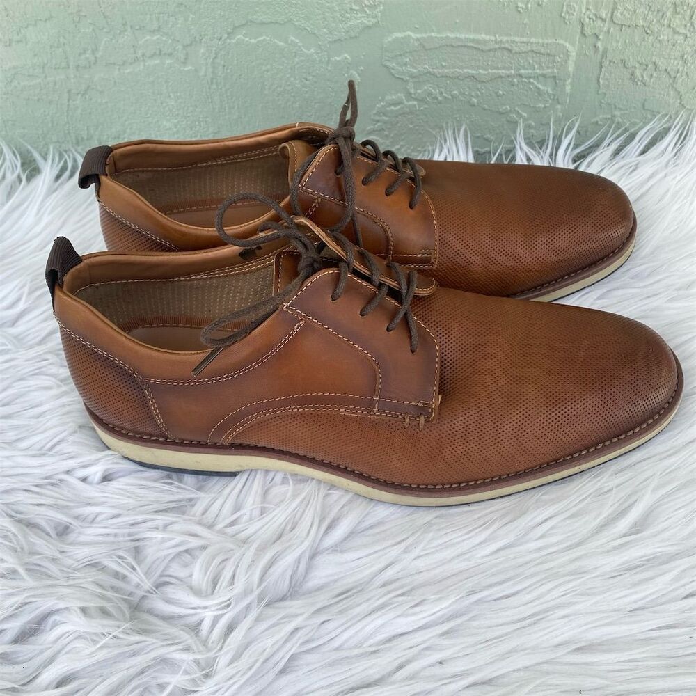 Steve Madden Men's Oxford Shoes Size 9 Brown Lace Up